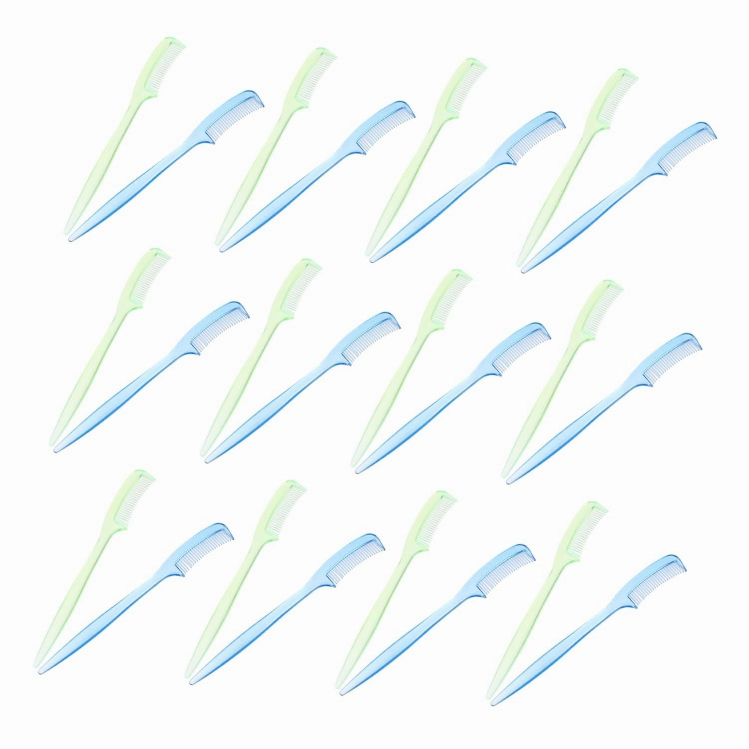 300pcs Mini Eyebrow and Eyelash Comb Ergonomic Makeup Tools for Natural Finish Portable Design for Easy Use for Eyelash Extensions and Eyebrow Grooming