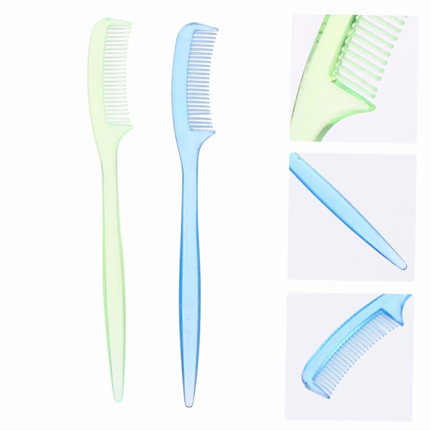 300pcs Mini Eyebrow and Eyelash Comb Ergonomic Makeup Tools for Natural Finish Portable Design for Easy Use for Eyelash Extensions and Eyebrow Grooming