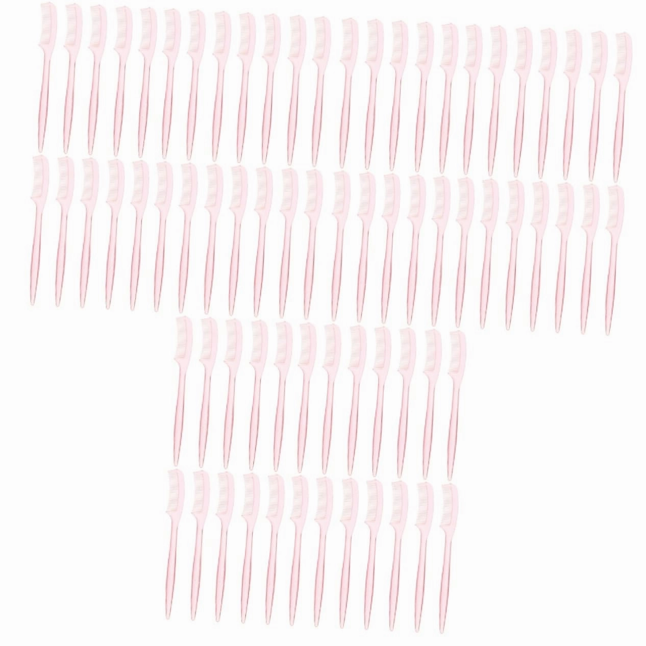 300pcs Mini Eyebrow and Eyelash Comb Ergonomic Makeup Tools for Natural Finish Portable Design for Easy Use for Eyelash Extensions and Eyebrow Grooming