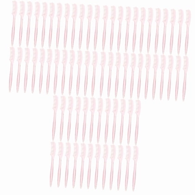300pcs Mini Eyebrow and Eyelash Comb Ergonomic Makeup Tools for Natural Finish Portable Design for Easy Use for Eyelash Extensions and Eyebrow Grooming