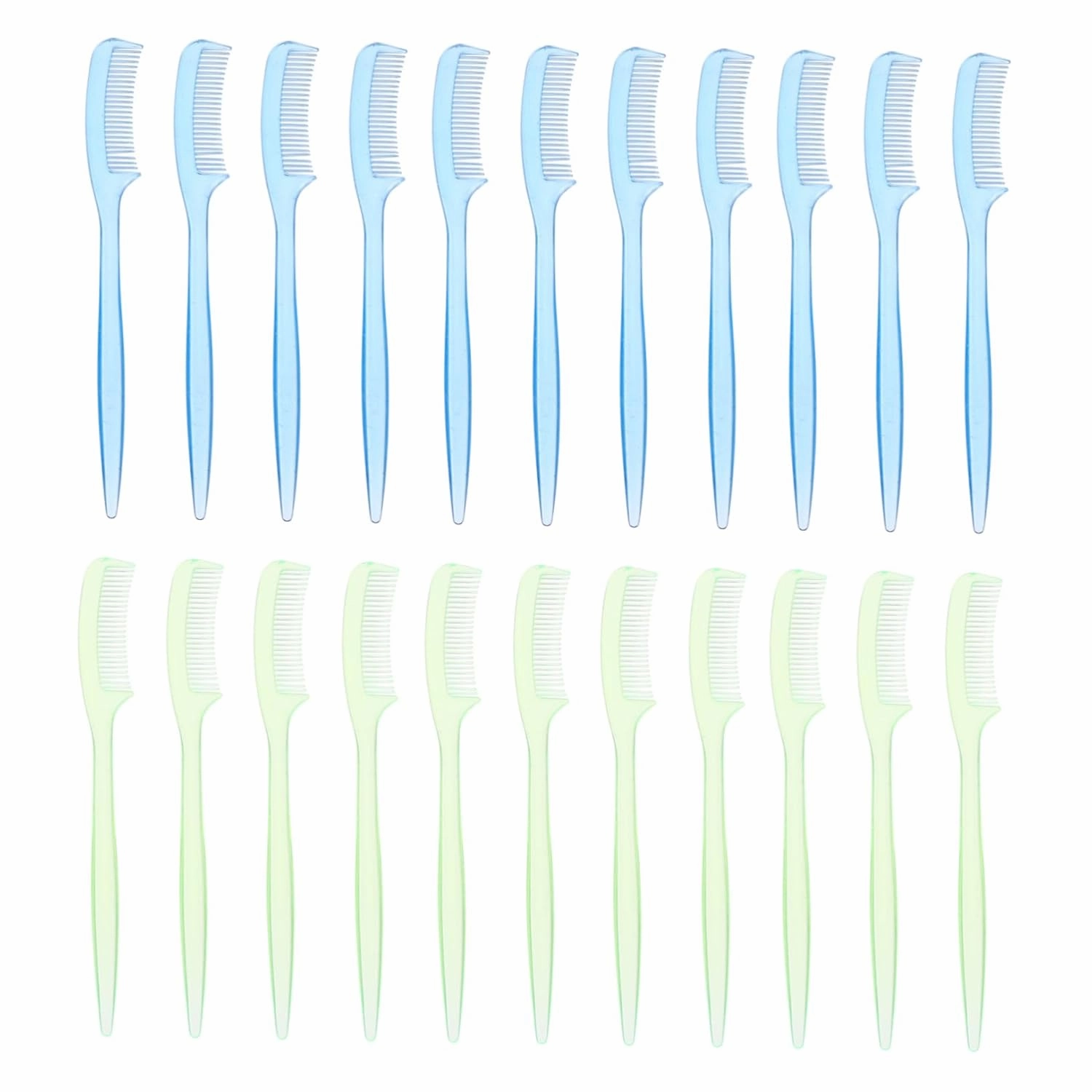 300pcs Mini Eyebrow and Eyelash Comb Ergonomic Makeup Tools for Natural Finish Portable Design for Easy Use for Eyelash Extensions and Eyebrow Grooming