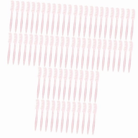 300pcs Mini Eyelash Comb and Eyebrow Brush Ergonomic Makeup Tools for Precision Application for Mascara Separation and Polishing Effect for Women and Girls