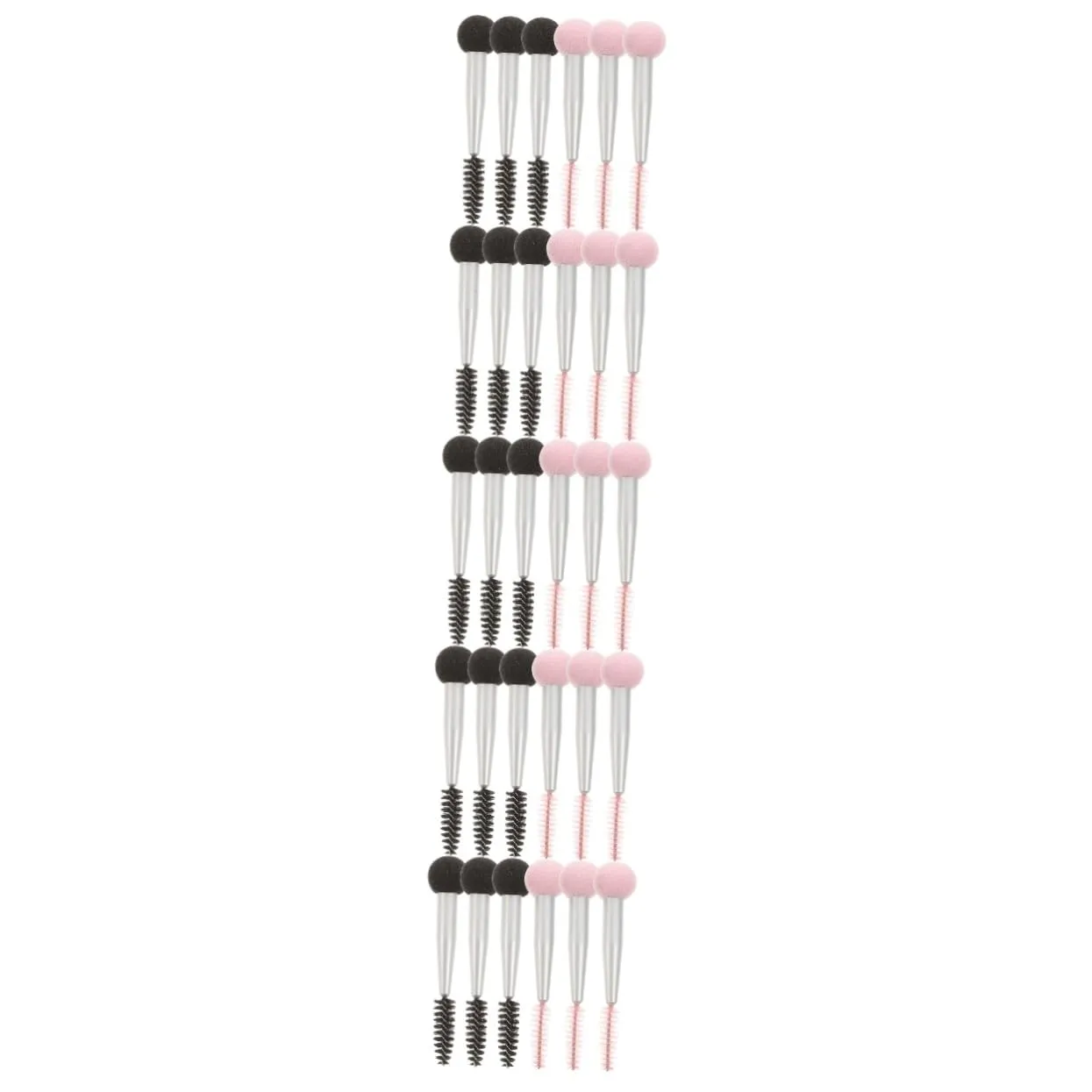 30pcs Dual-ended Makeup Sponge Brushes for Application Soft Mushroom Foundation Sponges for Blending Eyelash Styling Makeup Beginners