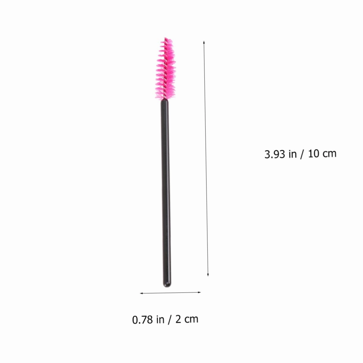 3sets Eyelash Disposable Mascara Disposable Eyelash Makeup Brush Lash Wand (rosy) 100pcs*3