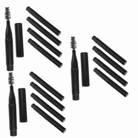 3sets Precision Eyebrow Lash Brush Set Spiral Design Soft Bristles Travel Size Makeup Tool 6pcs*3