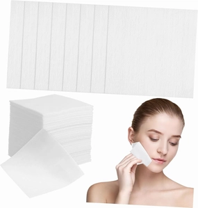 400pcs Makeup Face Cleaning Pads Washable Non-Woven Cotton Puff for Women