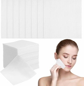400pcs Non-Woven Fabric Makeup Remover Pads Facial Cleansing Discs for Eye Makeup Portable Soft Absorbent Wipes for Mascara Lipstick and More Daily Use Essential