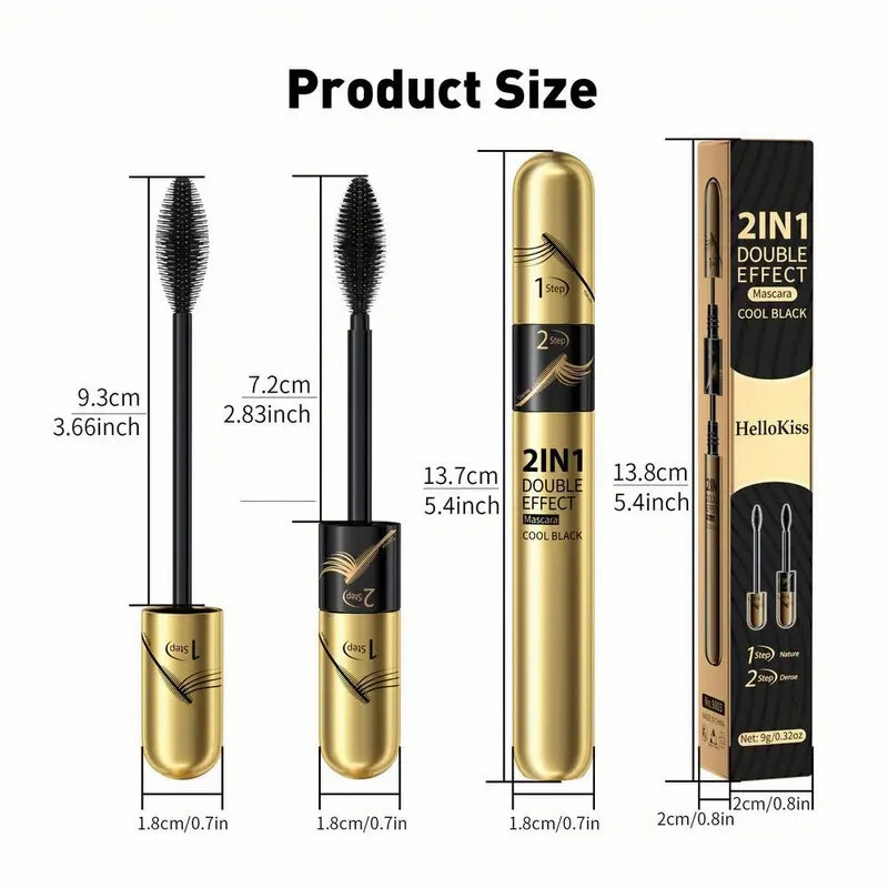 4D Fiber Mascara, Super Waterproof Mascara, Natural Lengthening