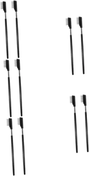5sets Eyelash Separator Brush Lash Applicator Tool Precision Eyelash Comb Beauty Supply for Lash Enhancement 2pcs*5
