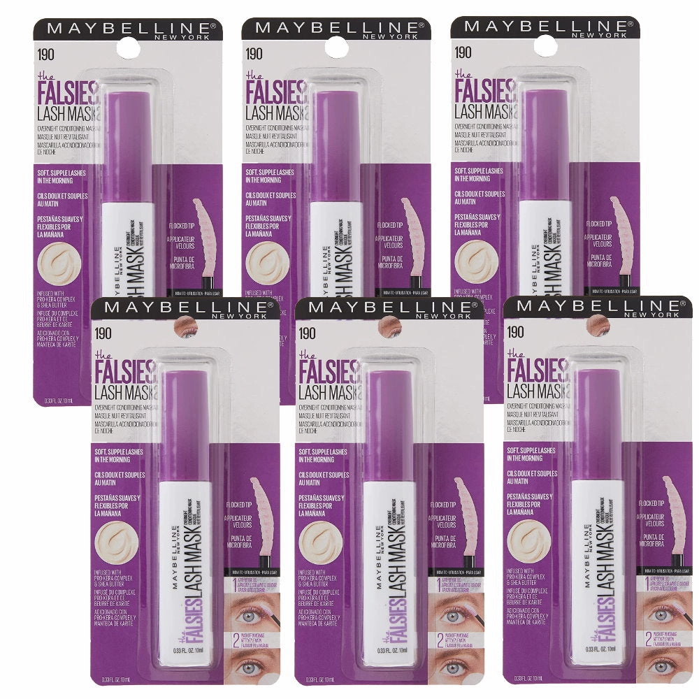 6x Maybelline the Falsies Lash Mask Overnight Conditioning Mask / Mascara 190