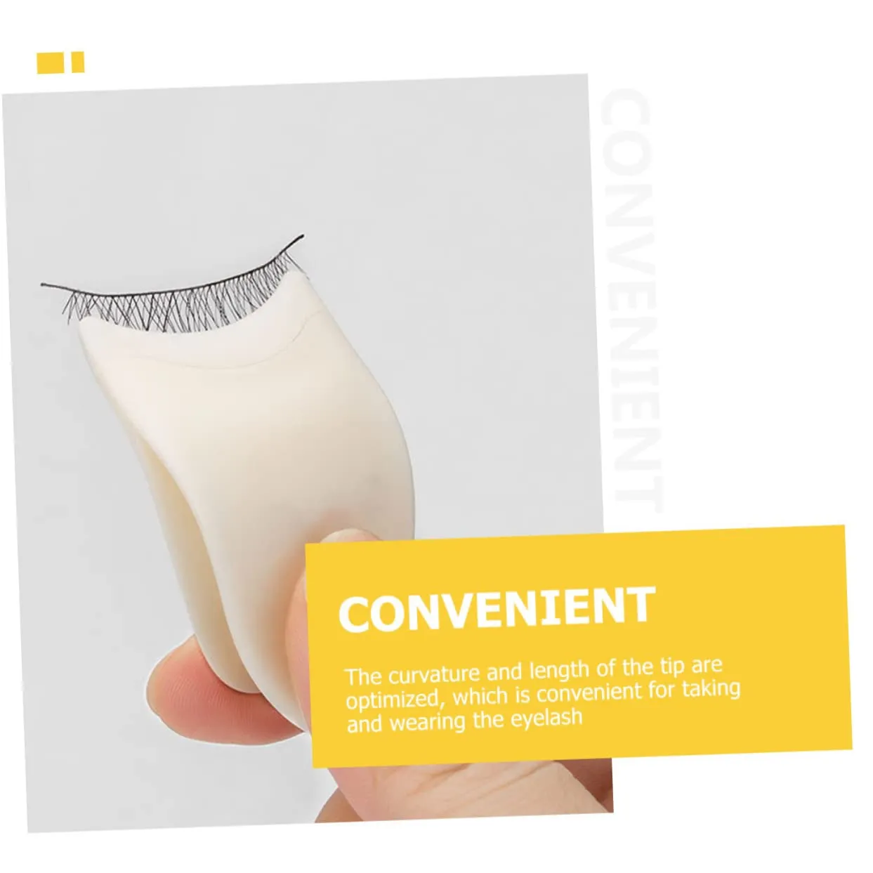 8pcs Convenient False Eyelash Applicator Tool Lightweight Tweezers for Easy Application Removal of False Lashes Compact Design for Travel and Makeup Use