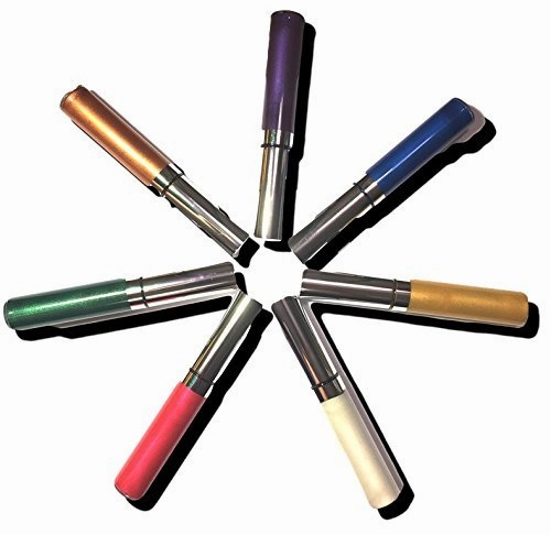 All Natural Luminous Lash Color Mascara - Set of 7 Blue Copper Gold Green Pink Purple White