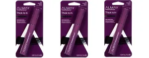 Almay One Coat Thickening Mascara, Blackest Black [401], 0.26 oz (Pack of 3)