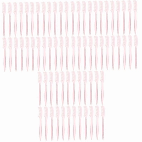 balacoo 3sets Mini Eyelash Brush Comb Lash Brow Tool Eyelash Extensions Brush for Mascara 100pcs*3 Random Color