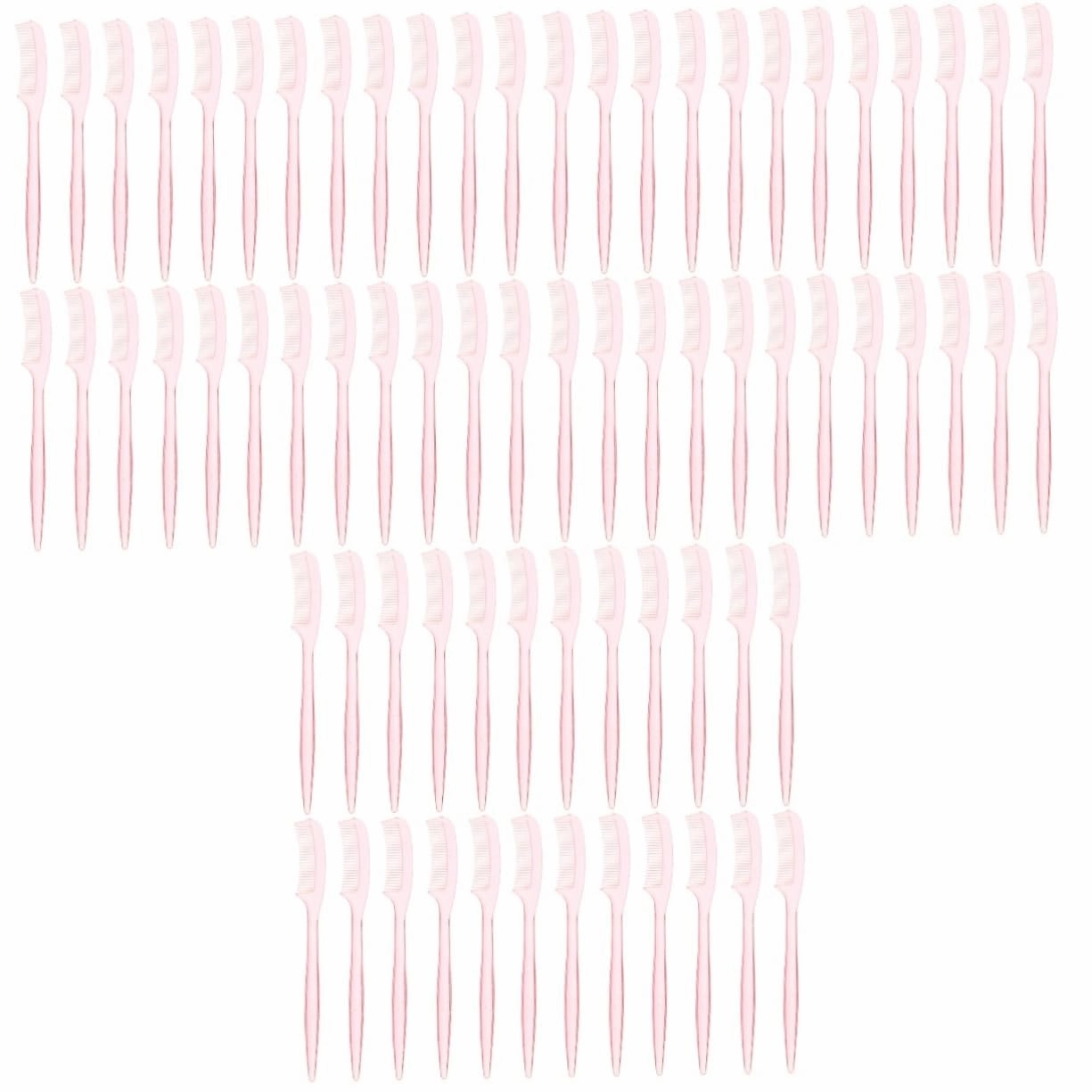 balacoo 3sets Mini Eyelash Brush Comb Lash Brow Tool Eyelash Extensions Brush for Mascara 100pcs*3 Random Color