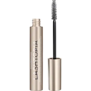 bareMinerals Lashtopia Mega Volume Mineral-Based Black Mascara, Volumizes Eyelashes, Nourishing   Conditioning, Smudge   Clump-Resistant, Vegan