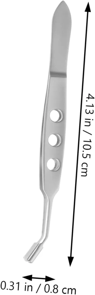 Beaupretty Stainless Steel Gland Expressor Eyelid Gland Massage Tweezer Clogged Relief Tool