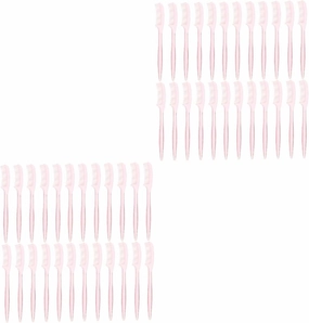 Beaupretty 200pcs Eyelash Extensions Brush Comb Mini Eyebrow Eyelash Makeup Tools for Professional Home Use Ergonomic Design for Natural Finish Gentle Skin Easy to Apply