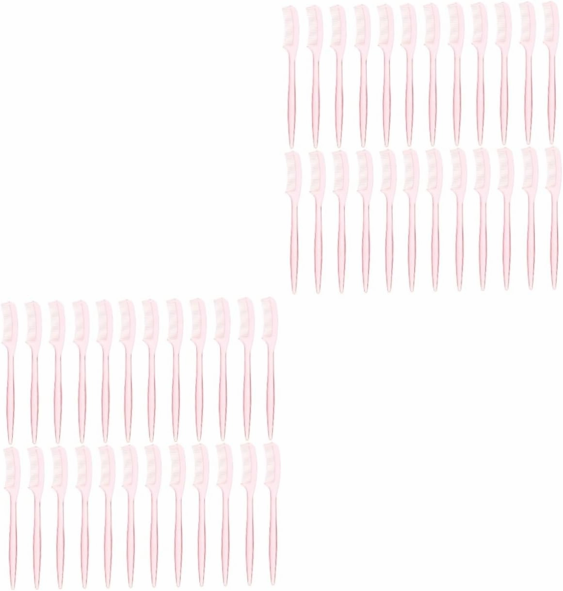 Beaupretty 200pcs Eyelash Extensions Brush Comb Mini Eyebrow Eyelash Makeup Tools for Professional Home Use Ergonomic Design for Natural Finish Gentle Skin Easy to Apply