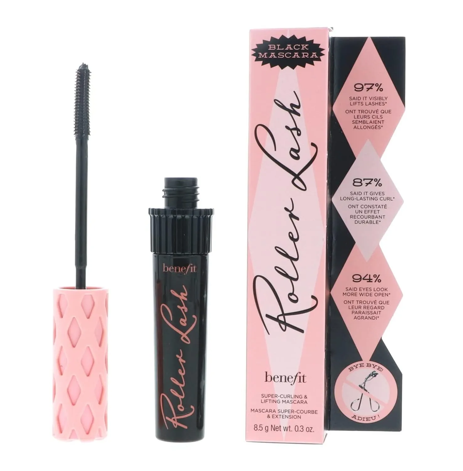 Benefit Cosmetics Roller Lash Mascara .30 Ounce (Full Size)
