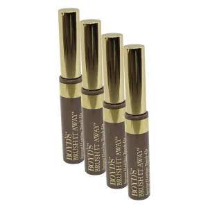 Boyd's Brush It Away Grey Hair Mascara and Root Touch Up (Light Brown, 4-Pack)