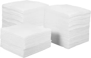 CHILDWEET Cotton Gauze Makeup Remover Pads Dual Sided White Facial Cleansing Pads 400pcs Non-Woven Cloths