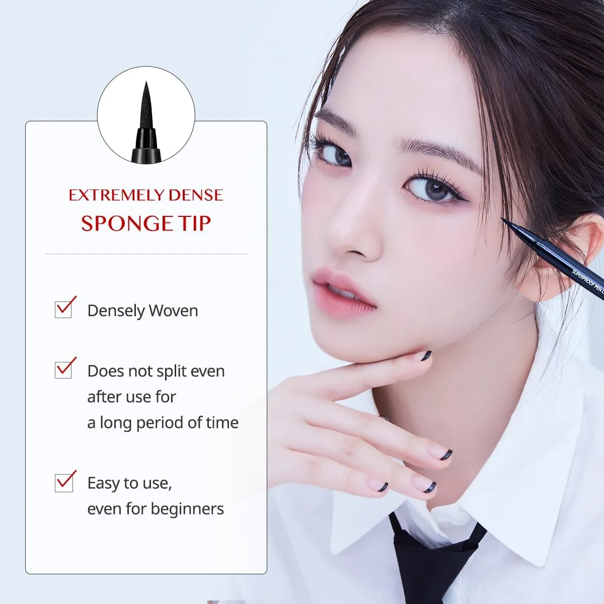 CLIO Waterproof Pen Liquid Eye Liner, Precision Tip, Long Lasting, Smudge-Resistant, High-Intensity Color (002 BROWN (NEW))