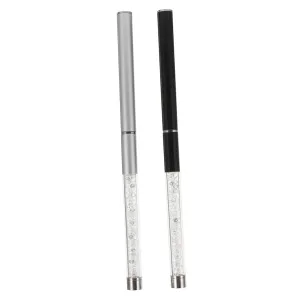 Compact Travel Cosmetic Bag Eyelash Curlers Comb Lash Brush 2pcs Eyebrow Makeup Applicator Girl's Lash Mascara Tools