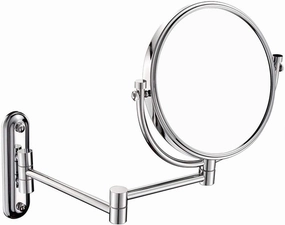 Cosmetic Vanity Mirror 8 Inch Makeup Mirror 7 Times Magnification Quality Metal Mirror Folding Wall Mount Vanity Mirror