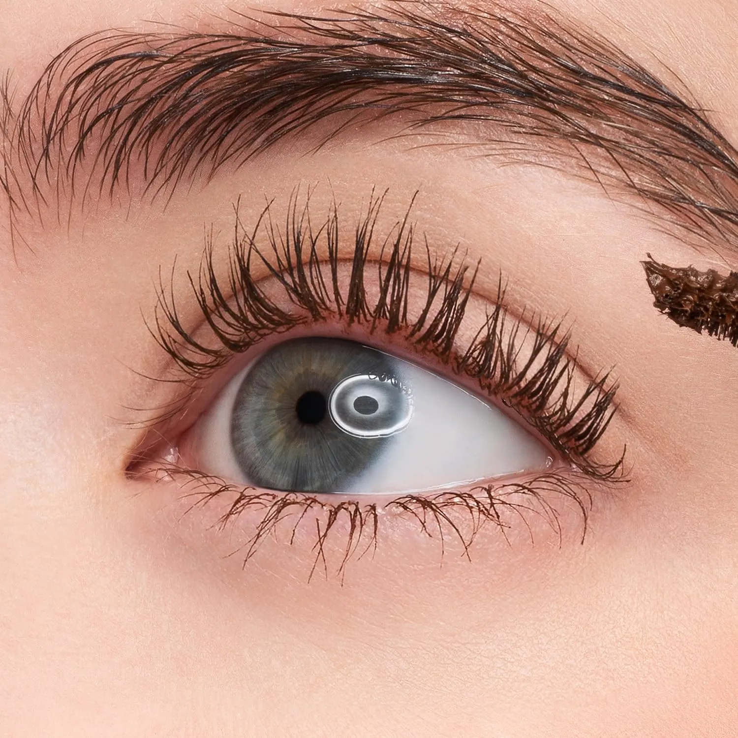 COSNORI Perfect Setting Waterproof Mascara Long&Curl 03 Rosy Brown – Long Lasting Smudge - Red Brown Mascara - Perfect for Auburn Hair & Hazel Eyes - K beauty - 0.23fl oz (7ml)