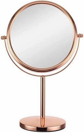Countertop Vanity Mirrors 360°Rotation Tabletop Cosmetic Mirror Double Sided 10X Magnifying Makeup Mirror with A Pedestal Stand