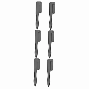 Didiseaon 6pcs Folding Eyebrow Comb Stainless Steel Makeup Tool for Eyelash Separation Easy to Clean Portable Design for Travel and Daily Use