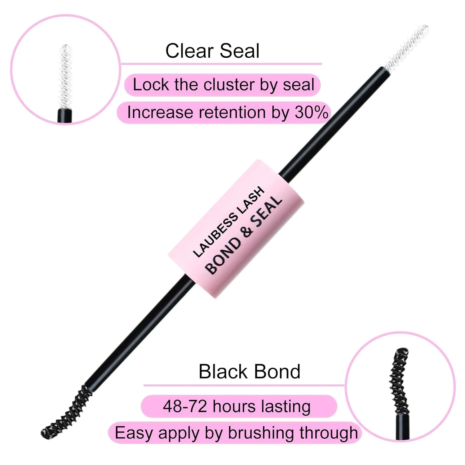DIY Lash Extension Kit Bond and Seal Lash Glue Remover 300 Pcs Lash Clusters Kit Mascara Wands Eyelash Extension Kit Eyelash Tweezers Individual Lashes Kit (Set 20D/40D/50D-0.07D-8-16Mix)