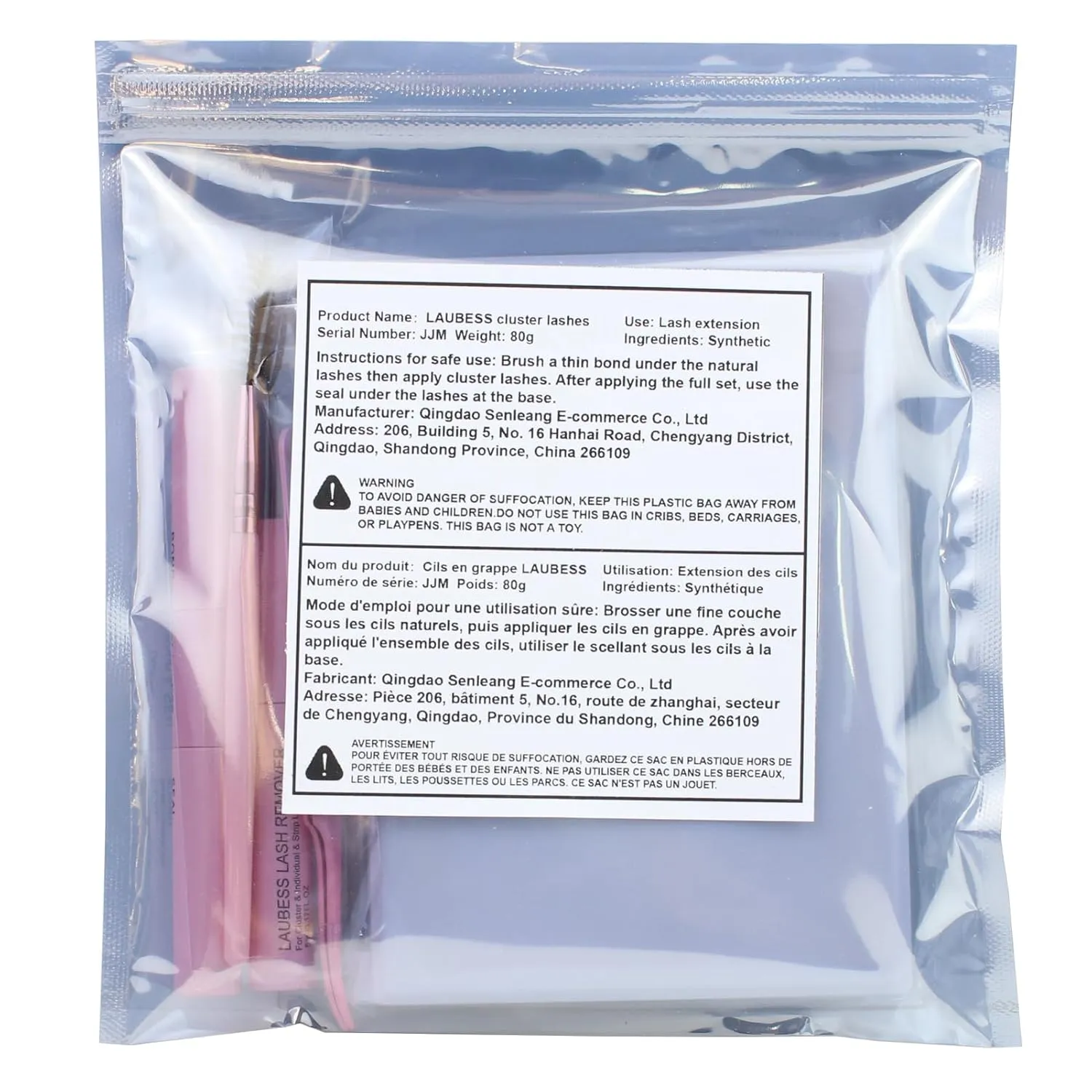 DIY Lash Extension Kit Bond and Seal Lash Glue Remover 300 Pcs Lash Clusters Kit Mascara Wands Eyelash Extension Kit Eyelash Tweezers Individual Lashes Kit (Set 20D/40D/50D-0.07D-8-16Mix)