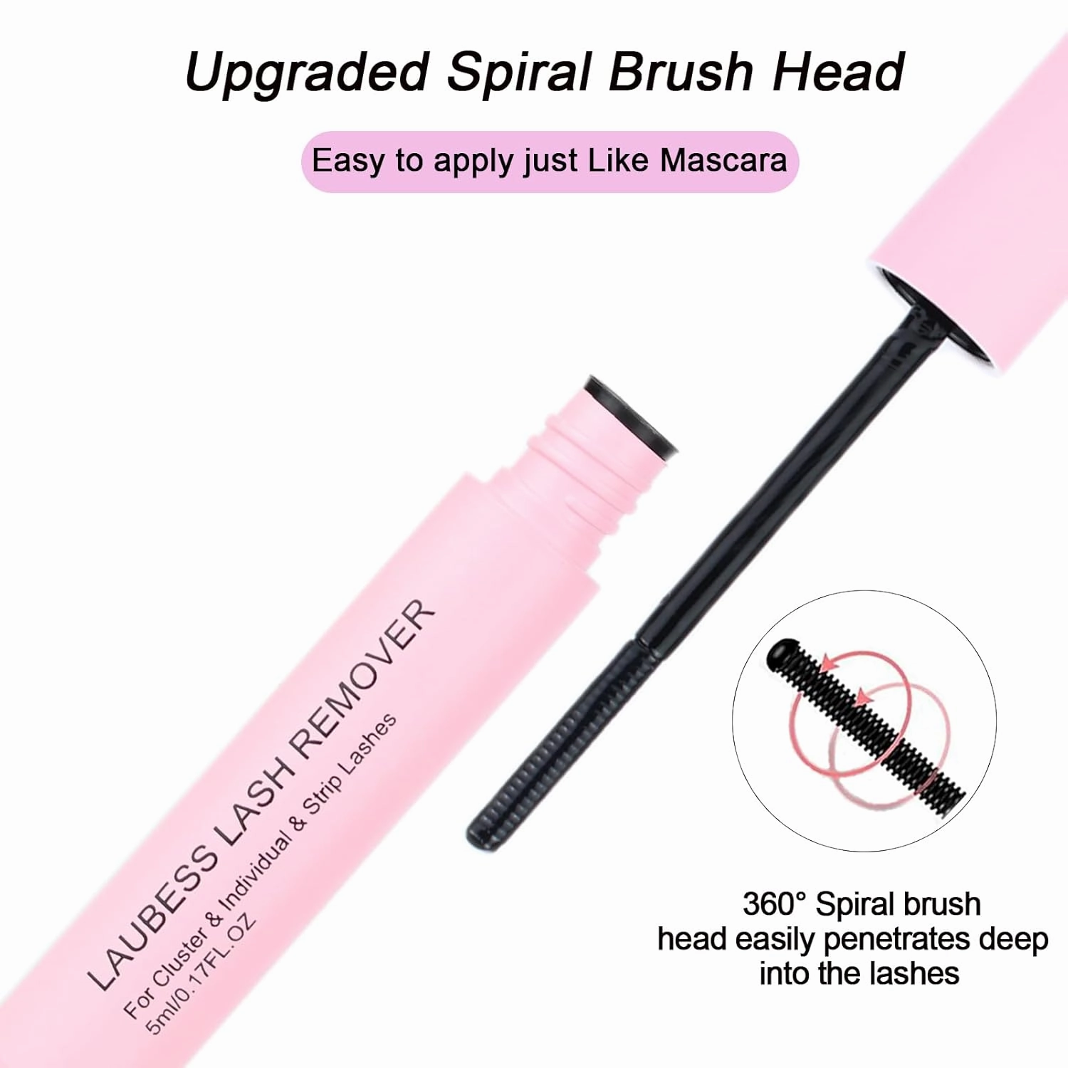 DIY Lash Extension Kit Bond and Seal Lash Glue Remover 300 Pcs 50D Lash Clusters Kit Mascara Wands Eyelash Extension Kit Eyelash Tweezers Individual Lashes Kit (Set 50D-0.07C-8-18Mix)
