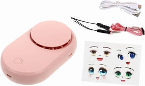 DOITOOL Portable Eyelash Blow Dryer Mini Dryer for False Eyelash Extension Fan Cartoon Design