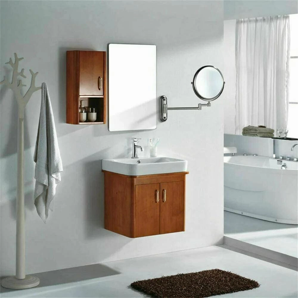 Double-Sided 5X/10X Magnifying Makeup Mirror with Swivel Arm for Optimal Viewing Angle