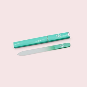 Double-Sided Glass Nail File with Travel Case