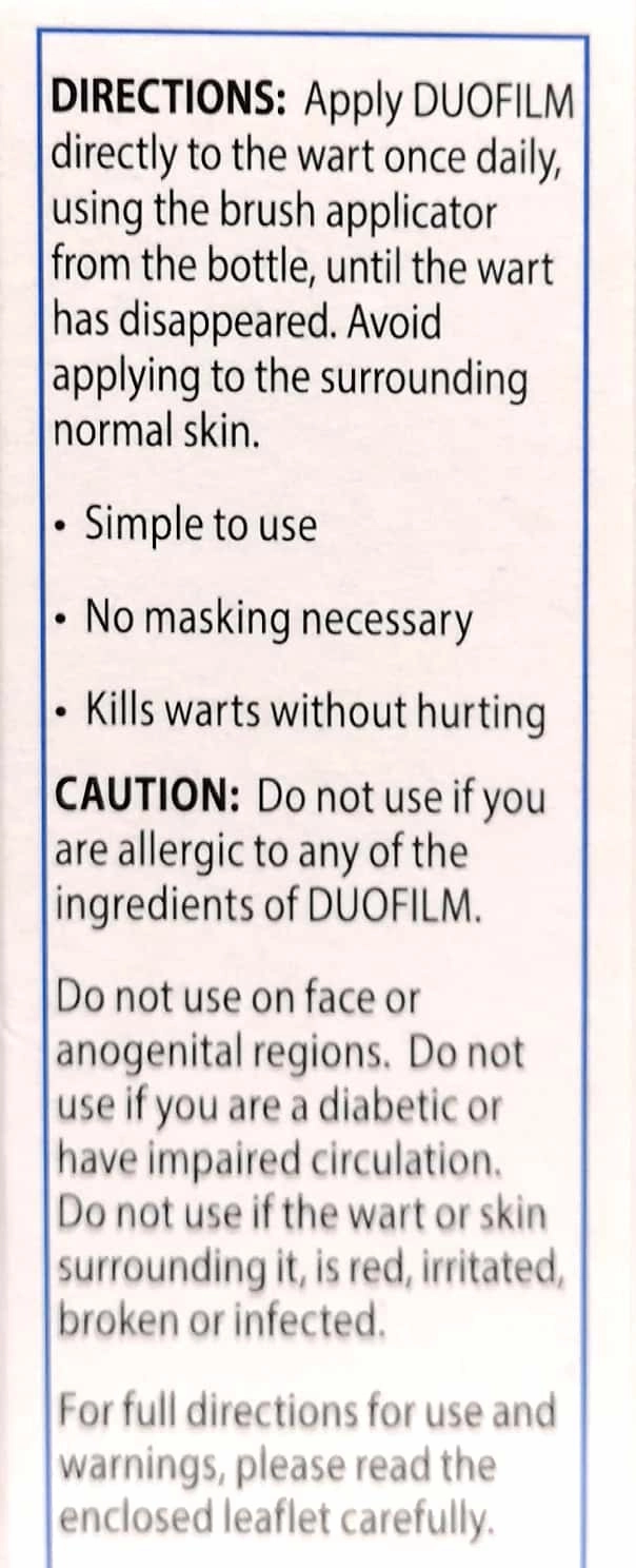 Duofilm Solution 15mL *PHARMACY MEDICINE*
