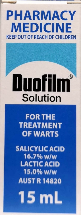 Duofilm Solution 15mL *PHARMACY MEDICINE*