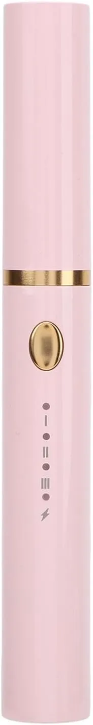 Electric Lash Curler, Long Lasting Heated Eyelash Curler Rechargeable for Home for Women (Pink)