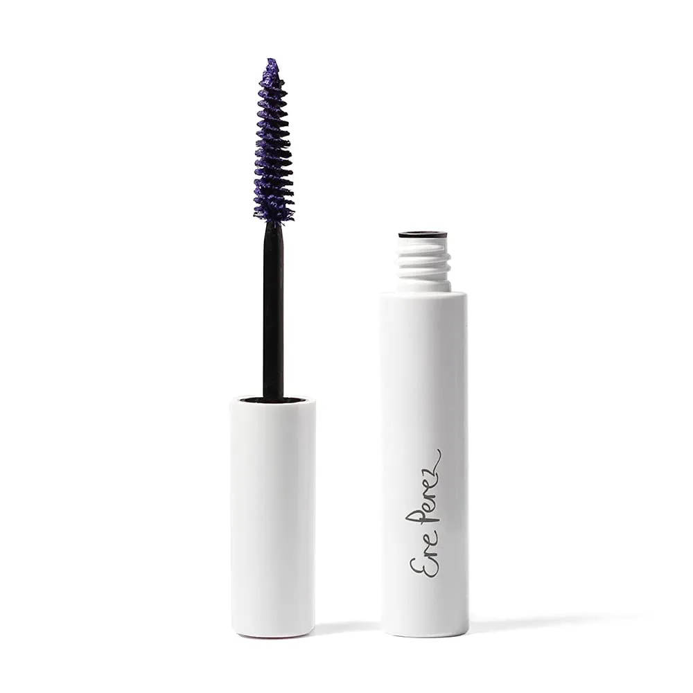 Ere Perez - Natural Almond Oil Mascara | Strengthen, Lengthen, Nourish Lashes | Smudge-Proof, Water Resistant, Low Irritation | Vegan, Cruelty-Free, Clean Beauty (Mauve, 0.35 oz | 10 ml)
