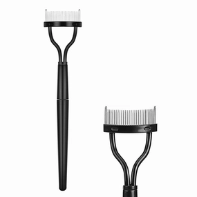 Eyelash Brush, SIRWAX Eyelash Comb Eyebrow Brush, Eyelash Separator Mascara Applicator Eyelash Definer With Comb Cover Arc Designed Cosmetic Brushes Tool