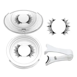 Ginani Magnetic Lashes,Ginani Magnetic Lashes Kit,Magnet Eyelashes with Applicator Natural Look,Reusable No Glue Needed Soft Eyelashes Kit for Women(Natural Fuller)