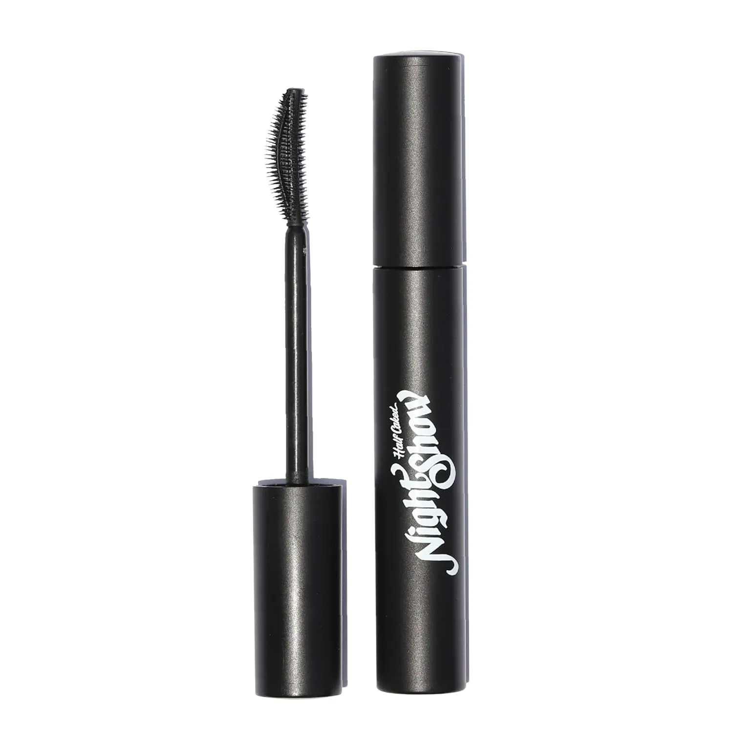 Half Caked Night Show Volumizing Mascara, Black Heart (Blackest Black) | Volumizes, Lifts, Lengthens, and Separates Eyelashes, Long-Wearing, Smudge-Resistant | Vegan & Cruelty-Free | 8ml / 0.27 fl oz