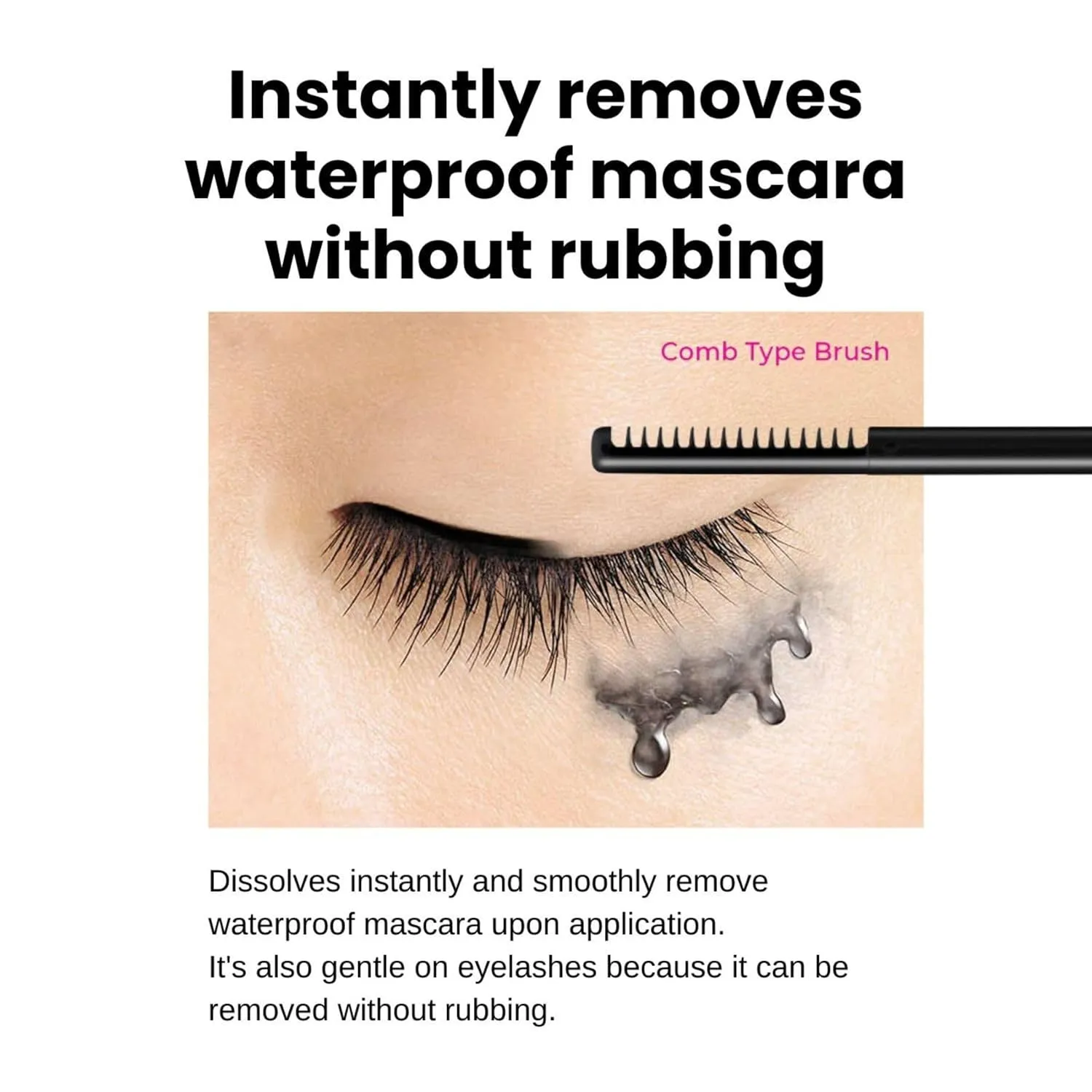 HEROINE MAKE by KISSME Mascara Duo Set | 2 Full-Size - Long & Curl Up Waterproof Mascara Black, Lengthening & Volume Fiber Tubing Mascara   Gentle Eye Makeup Remover for Waterproof Mascara