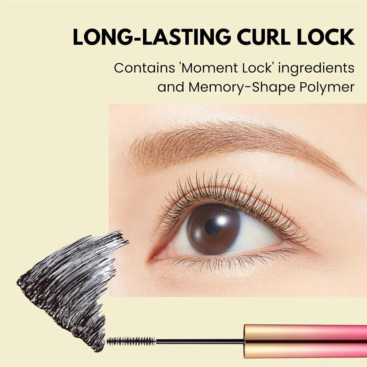 HEROINE MAKE by KISSME Micro Mascara Advanced Film, Waterproof & Long-Lasting, Ultra-Fine Brush for Precision Application, Smudge-Proof Fiber Mascara for Micro Lashes, 0.14 fl Oz, Black