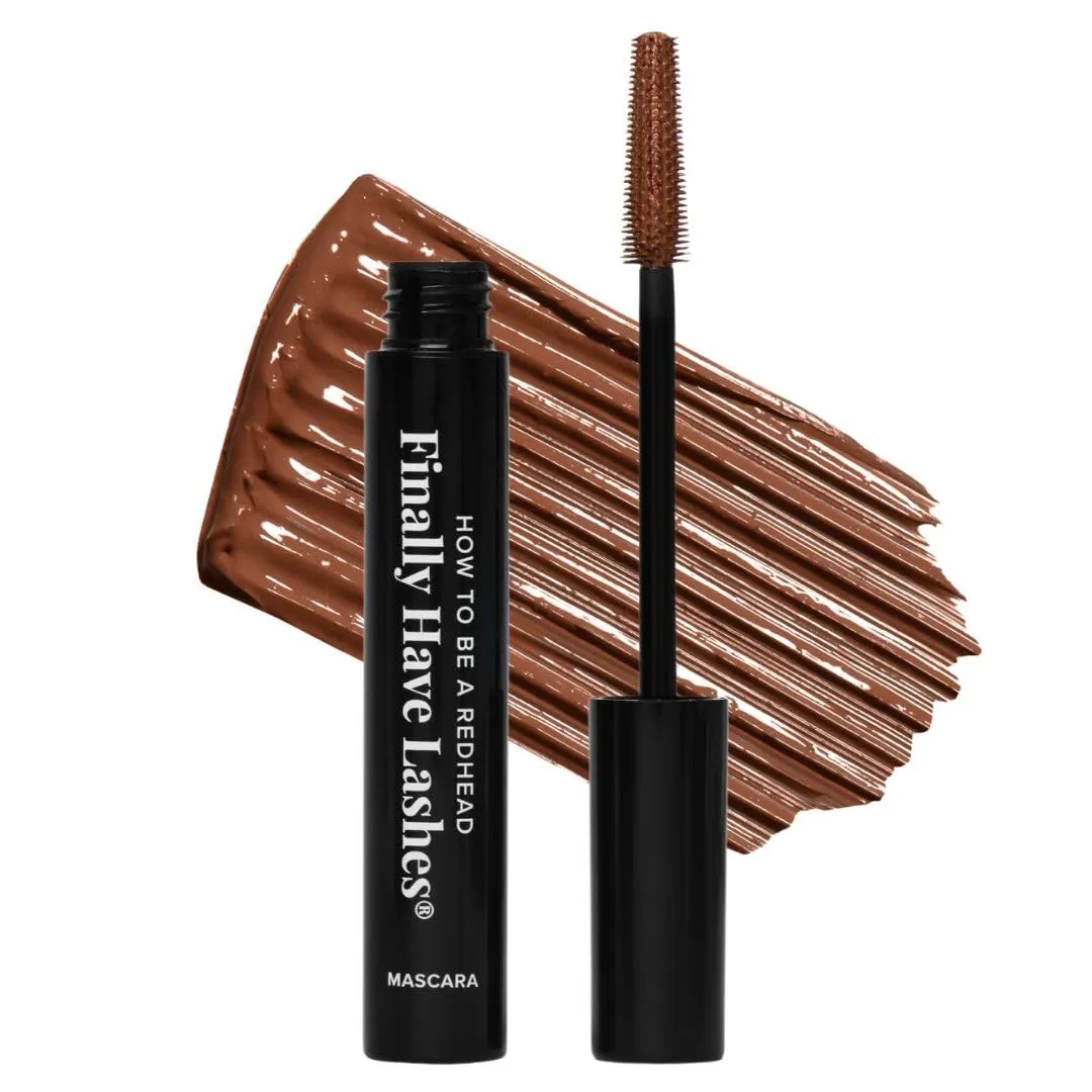 How to be a Redhead Finally Have Lashes Enhancing Mascara (Chestnut), As Seen on Shark Tank, Redhead Mascara, Cruelty-Free, Chestnut Shade