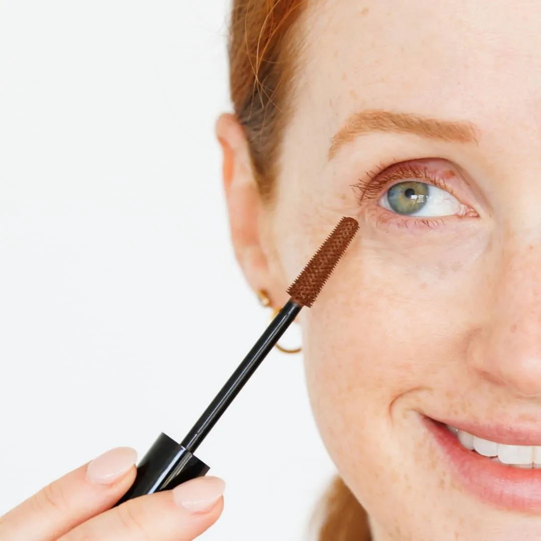 How to be a Redhead Finally Have Lashes Enhancing Mascara (Chestnut), As Seen on Shark Tank, Redhead Mascara, Cruelty-Free, Chestnut Shade
