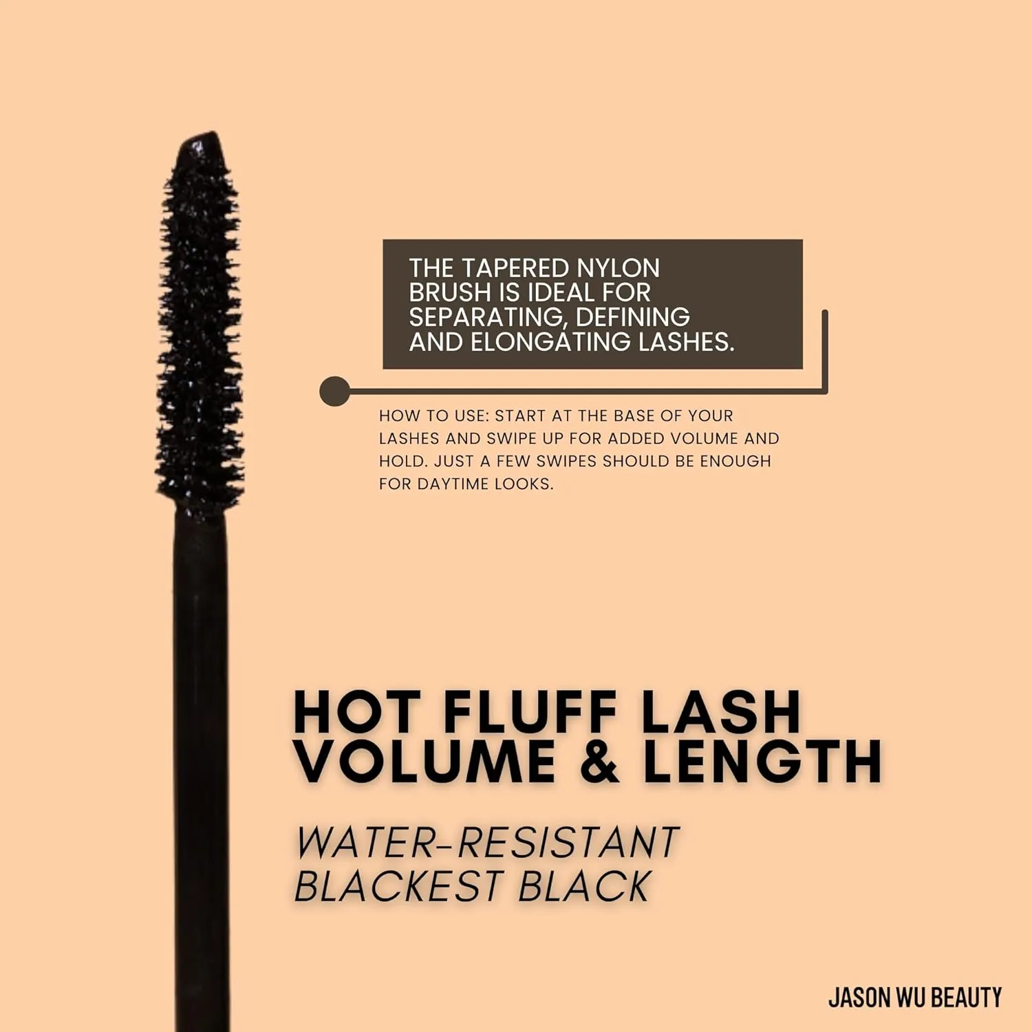 Jason Wu Beauty Hot Fluff Lash - Eyelash Mascara 0.28oz 8g (Volume & Length, 0.28oz 8g)